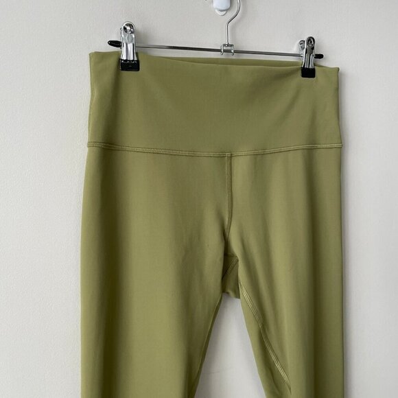 Lululemon Wunder Train High-Rise Crop 21" Activewear Leggings Bronze Green 10 - Picture 4 of 8